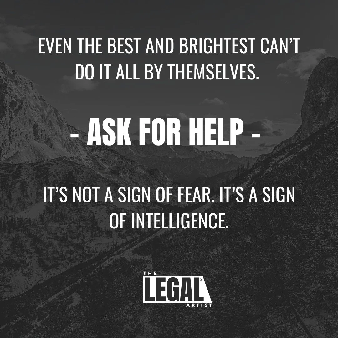 You don't know everything and that's okay. The mark of a truly smart business owner is knowing when they need to seek outside help. Whether that's an attorney with legal issues, an accountant with taxes, a web designer for an online store, it's okay 