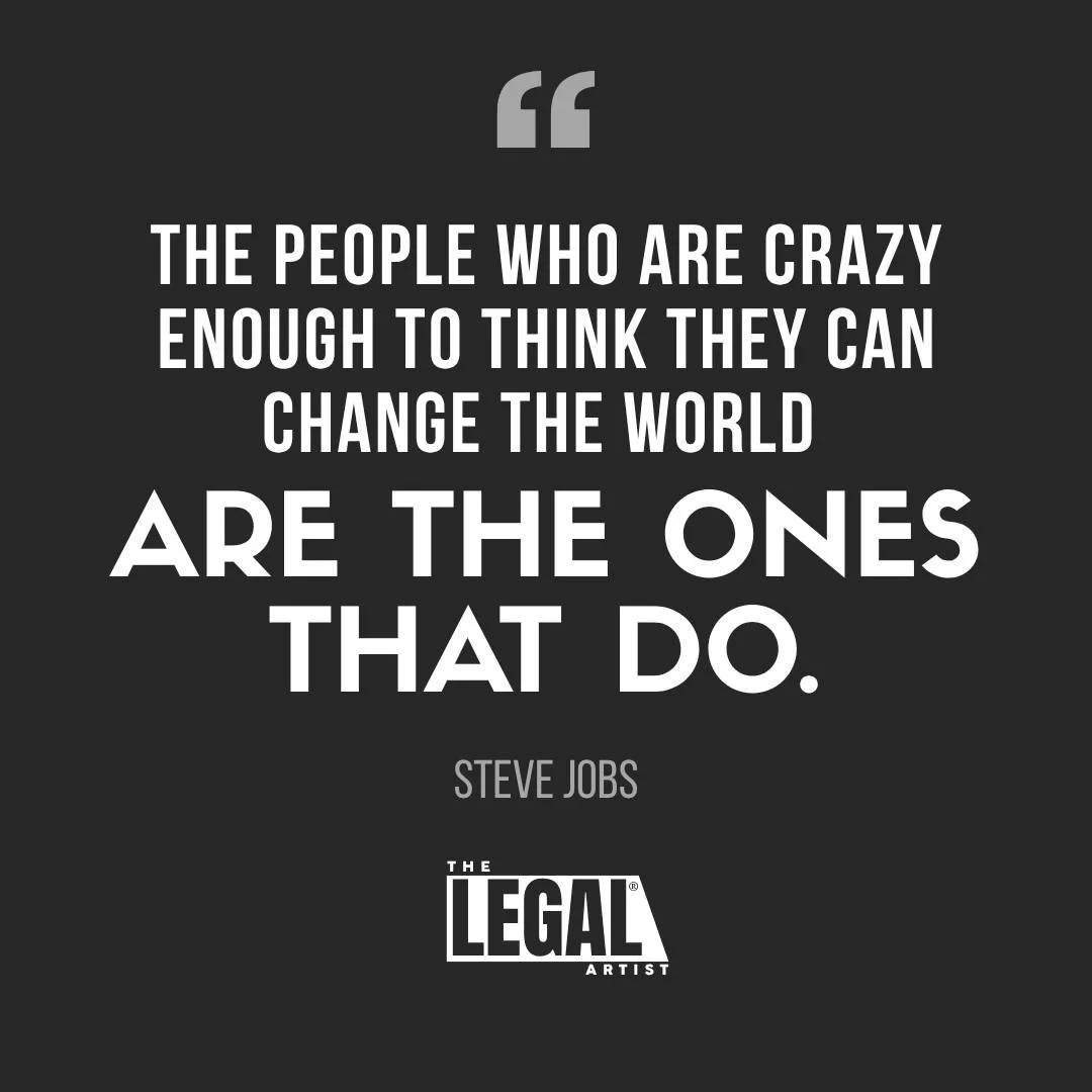 Go change the world. We'll be here when you do.
.
.
.
.

If you&rsquo;re an artist, entrepreneur, or creative professional, follow me at @the.legal.artist for more free legal information.

#lawyersofinstagram #thelegalartist #artofbusiness #art #crea