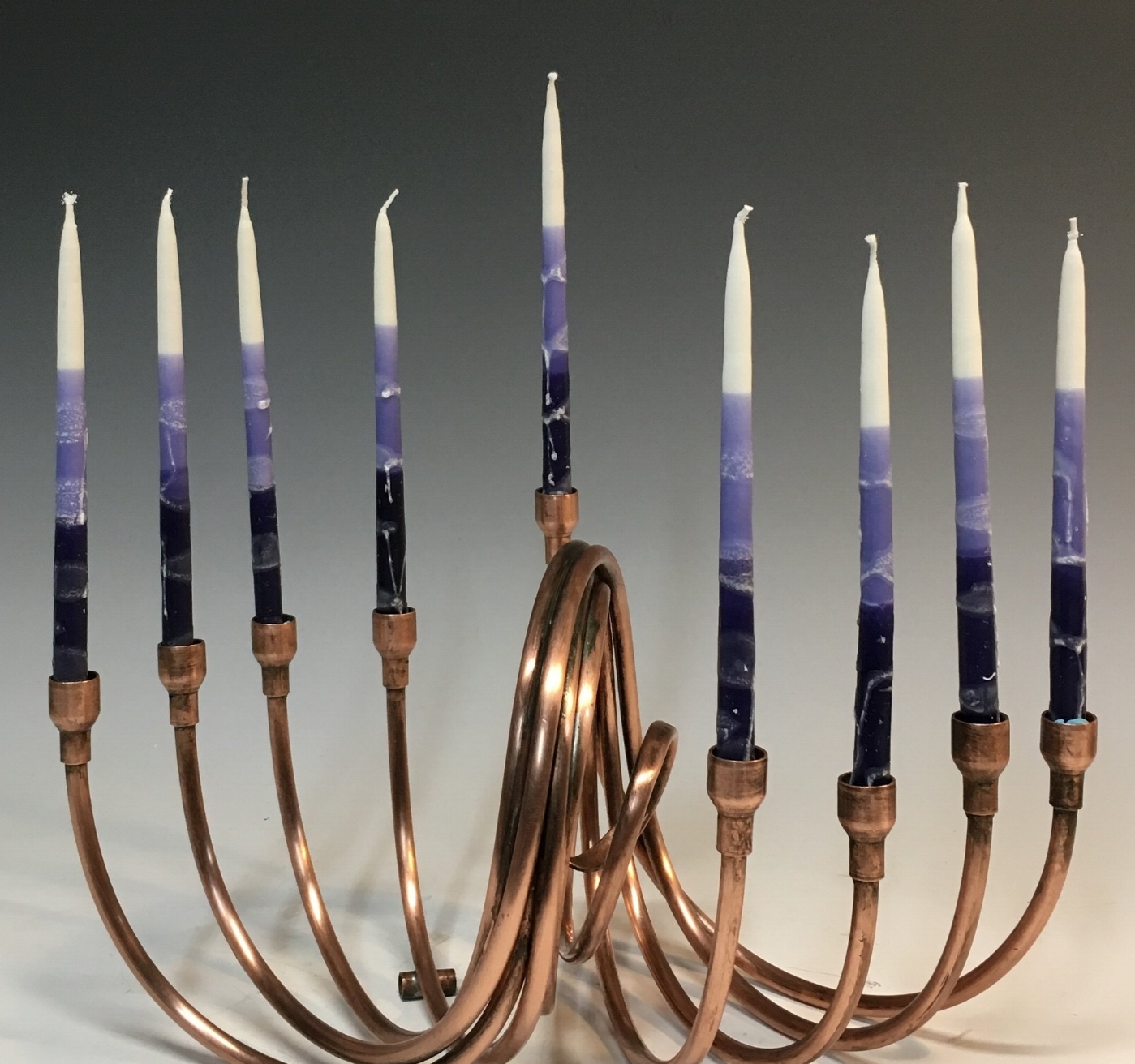 Freeform menorah