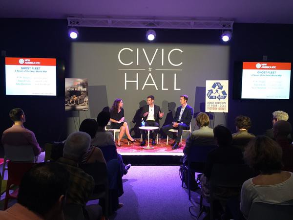 The authors of Ghost Fleet at New America NY (www.ghostfleetbook.com)