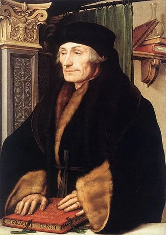Desiderius Erasmus, painted by Hans Holbein the Younger