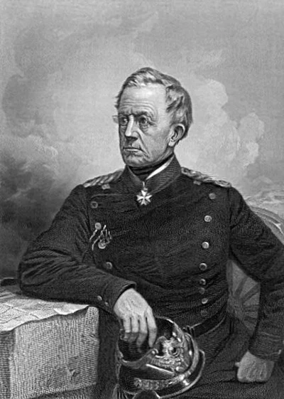 Count Helmuth Karl Bernhard von Moltke, 1800–1891, Prussian Field Marshal, Chief of the General Staff of Prussia (Wikimedia Commons)