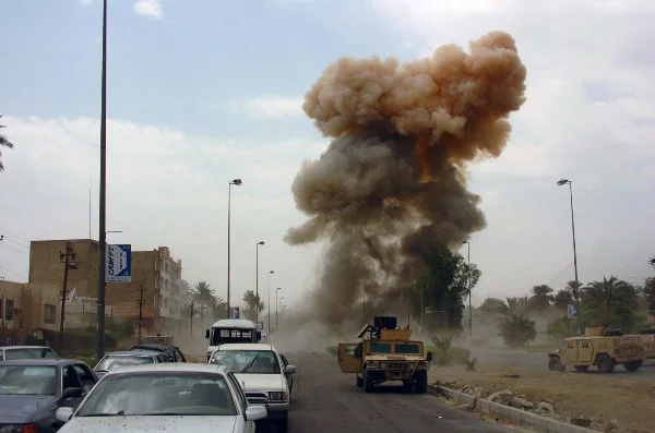 Car bombing in Iraq, 2005 (SPC Ronald Shaw Jr., U.S. Army)