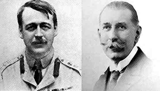 Sir Mark Sykes (left), François Georges-Picot (right) | Image via Syzygy