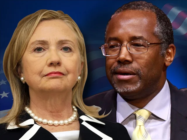 Hillary Clinton and Ben Carson (Tom Norde & Gage Skidmore)