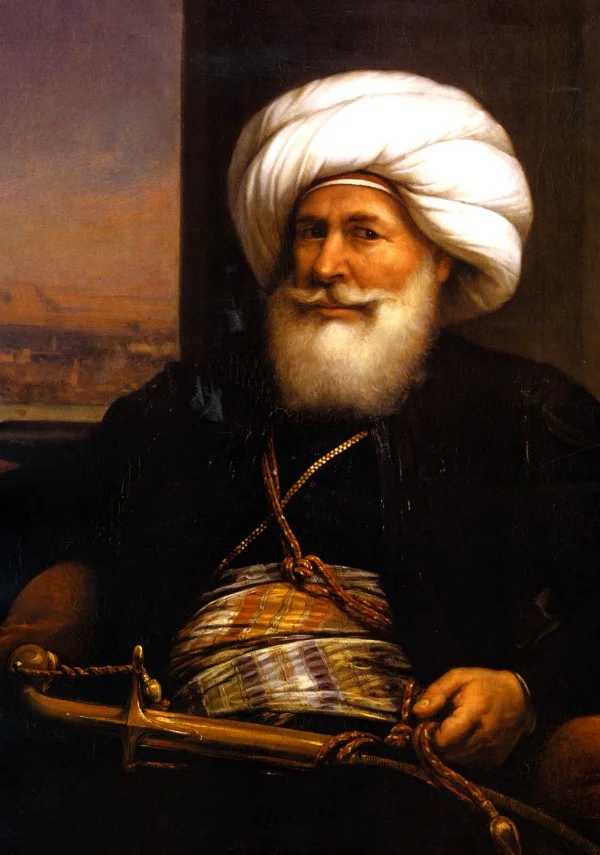 An 1840 portrait of Muhammad Ali Pasha by Auguste Couder.