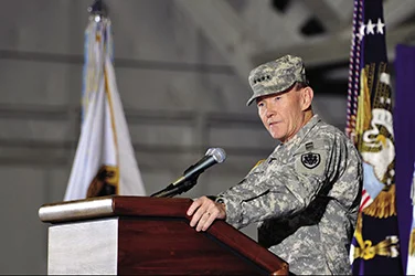 Former Chairman of the Joint Chiefs of Staff General Martin E. Dempsey.