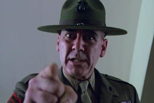 Mandate Leadership: "You will do this because...I have the ability to punish you if you do not do it." Gunnery Sergeant Hartman, Full Metal Jacket (1987)