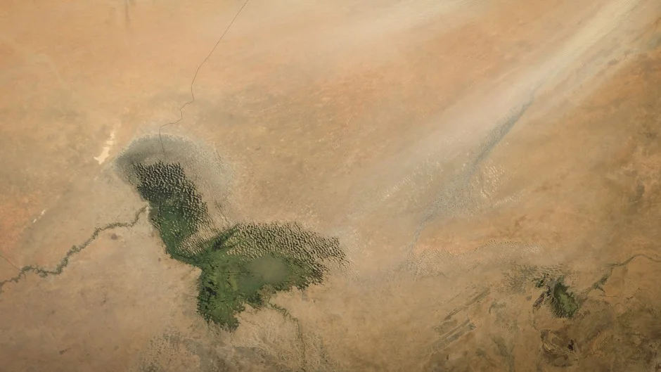 The remnants of Lake Chad. (NASA Goddard Space Flight Center)