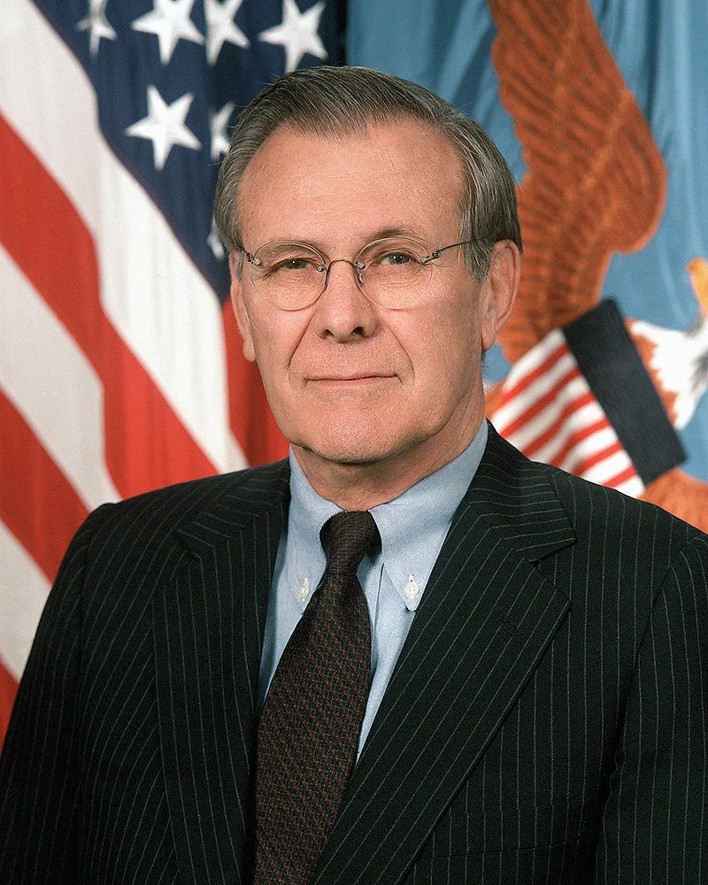 "As you know, you go to war with the army you have, not the army you might want or wish to have at a later time." (DoD photo, Scott Davis, U.S. Army.)