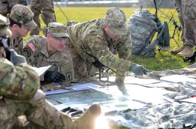 U.S. Army paratroopers, from the 173rd Airborne Brigade, conduct a week-long training event, Allied Spirit IV Command Post Exercise, at Vicenza, Italy. ( Photo via Staff Sergeant Opal Vaughn )