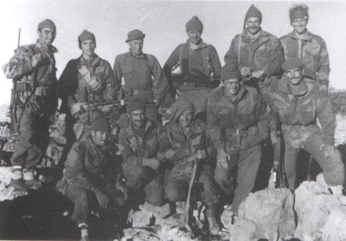 Troopers of 22 SAS on top of the Djebel, January 1959.