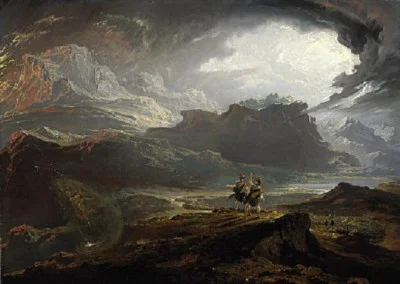 “Battle of Dunsinane” by John Martin, currently held by the National Galleries of Scotland.