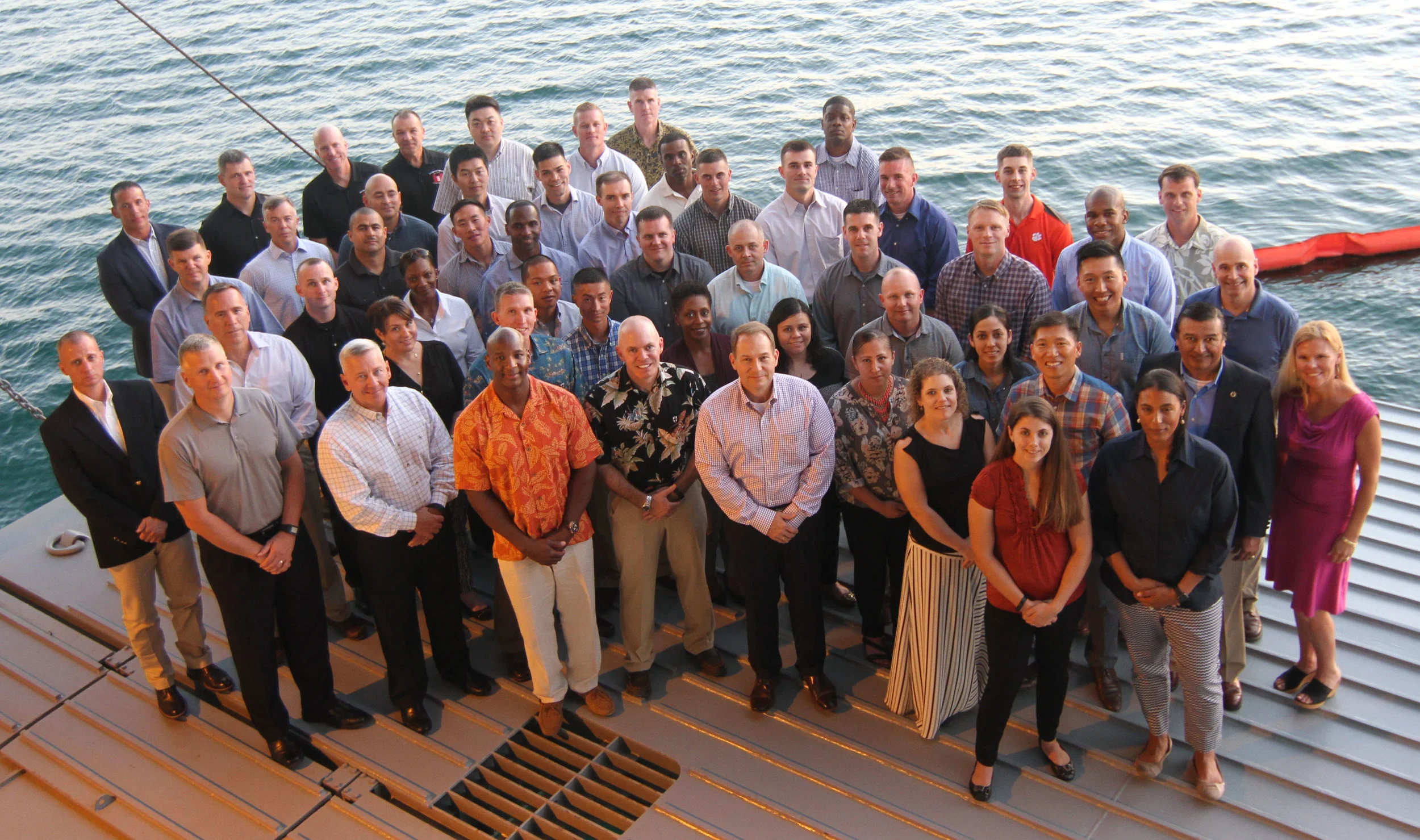 Participants in the 8th Theater Sustainment Command-hosted Young Alaka'i leader development program, 2016. (Sgt. 1st Class Nicole Howell/U.S. Army Photo)