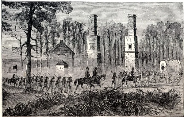 General Sherman marching out of Atlanta