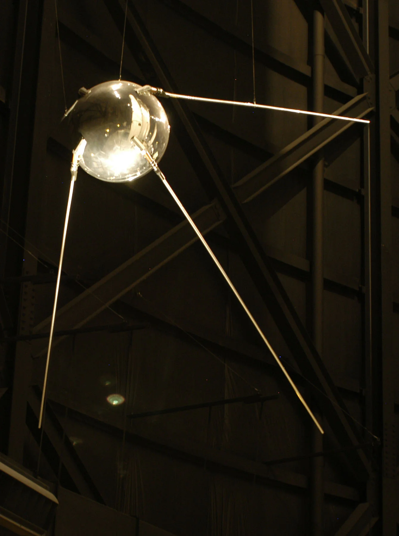 Replica of Sputnik I in National Museum of the U.S. Air Force (USAF Photo)
