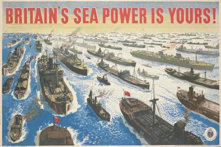 Admiralty poster from WWI (Imperial War Museum)