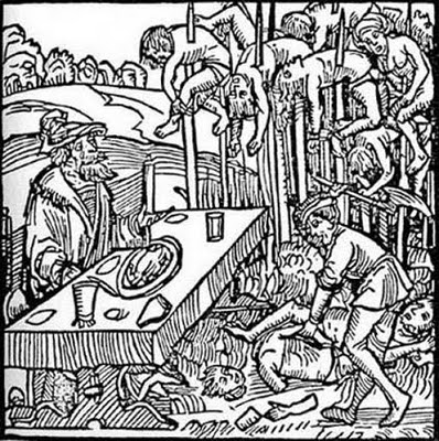 Woodcut from 1499 depicting Vlad III "the Impaler" (Markus Ayrer/Wikimedia)