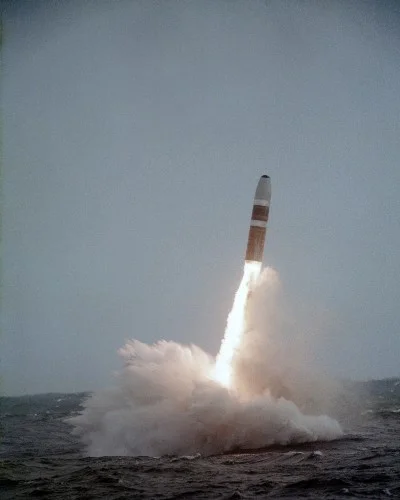 Submarine-launched ballistic missile.
