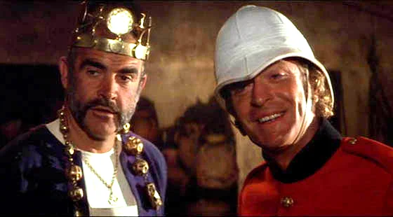 Sean Connery and Michael Caine in The Man Who Would Be King (IMDB.com)