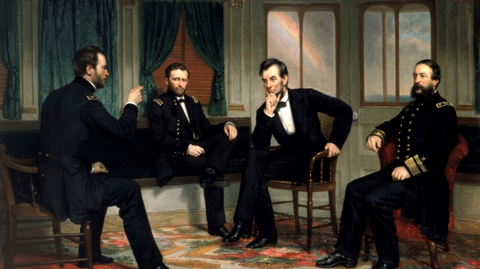 "The Peacemakers," by artist George P.A. Healy