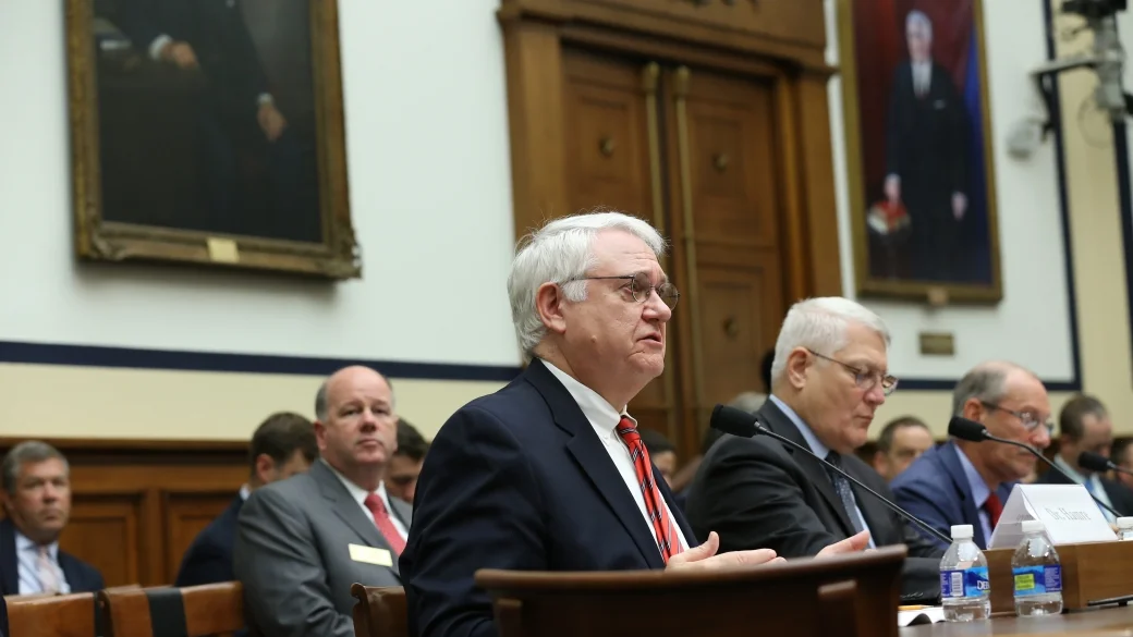 Dr. John J. Hamre, Former Deputy Secretary of Defense, and CSIS President and CEO, testifying before the House Armed Services Committee, on “Goldwater-Nichols Reform: The Way Ahead.” (CSIS)