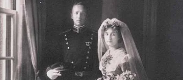 George and Beatrice Patton on their wedding day in 1910. (Armchair General)