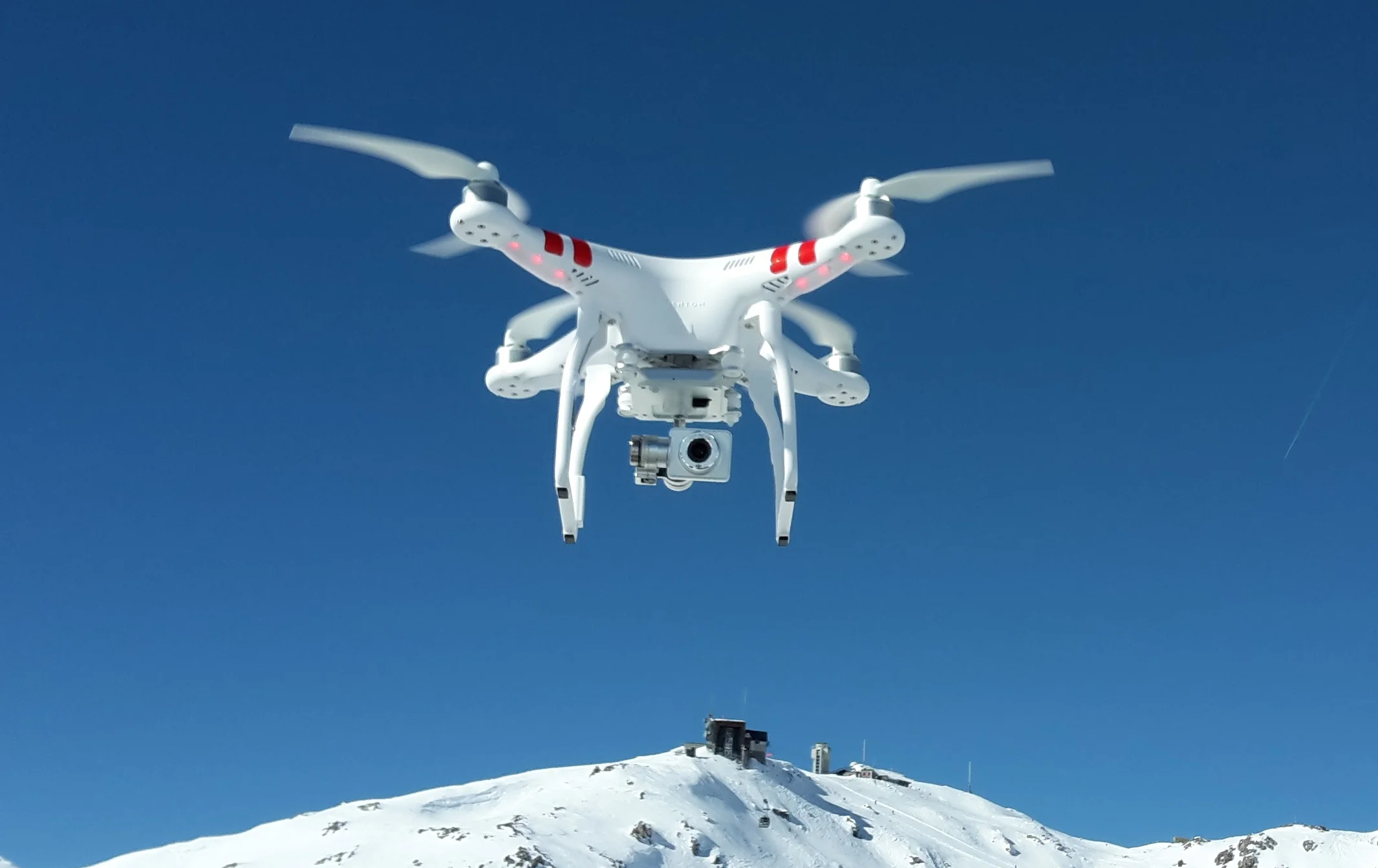 A Dajiang Innovation (DJI) "Phantom" unmanned aerial vehicle. The U.S. Army Aviation Directorate, as of August 2, 2017 directed the U.S. Army to discontinue the use of all DJI products due to " increased awareness of cyber vulnerabilities ." (Wikimedia Commons)
