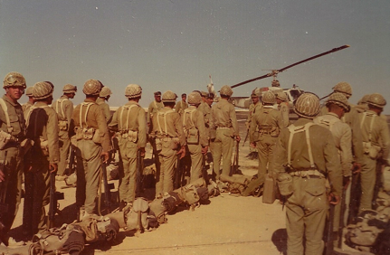 Iranian troops prepare to deploy on Operation Nader, Christmas 1974. (Ian Buttenshaw/Defence in Depth)