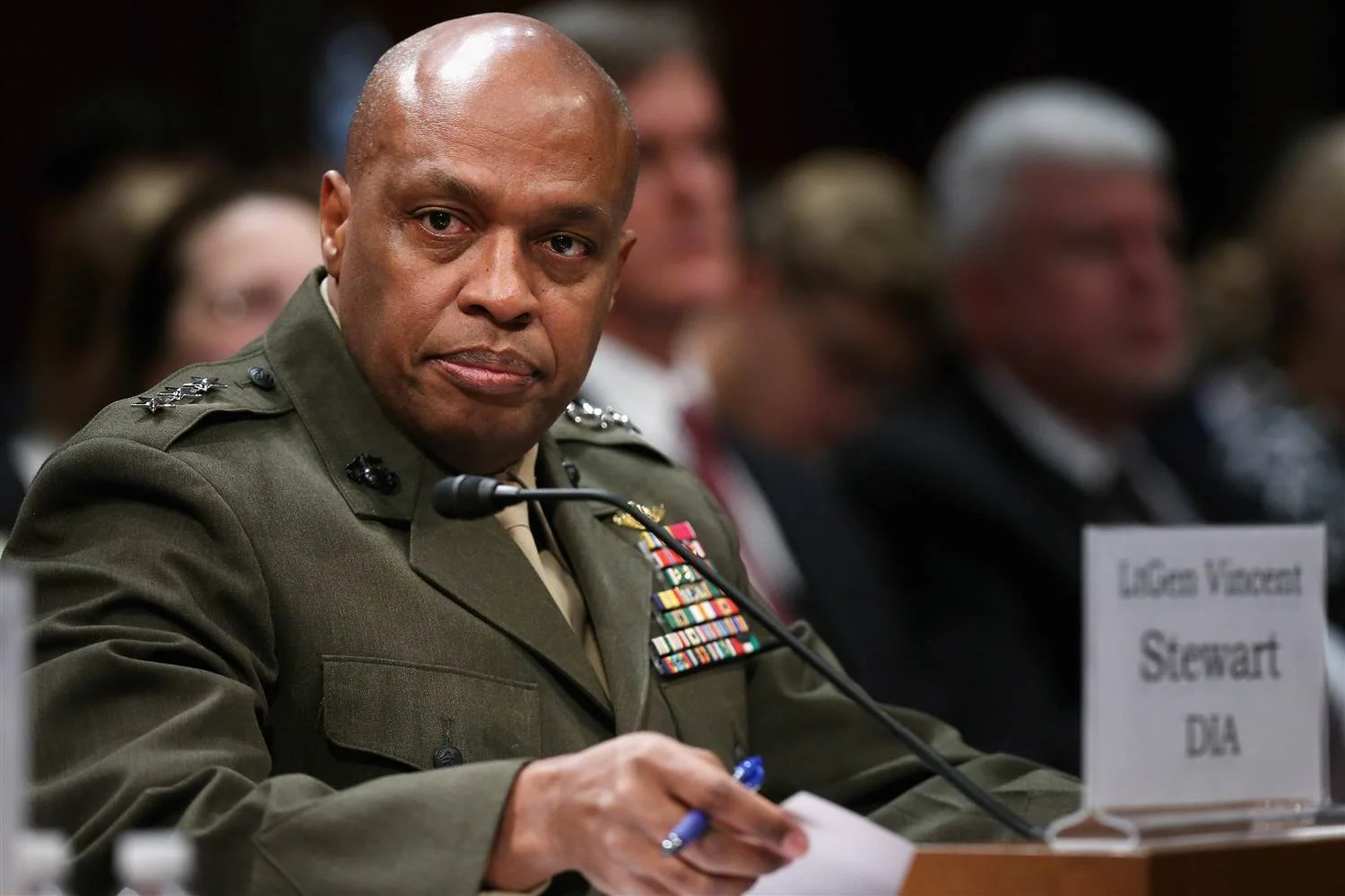 LtGen. Vincent Stewart testifies during an open hearing of the House (Select) Intelligence Committee on September 10, 2015 (Chip Somodevilla/Getty)