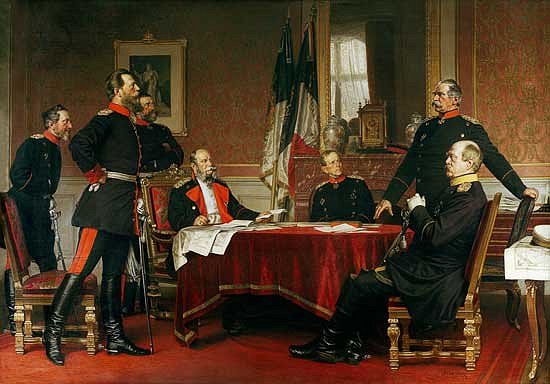 "Discussion of a War Strategy in Versailles, 1900" by Anton Alexander von Werner (Axis History Forum)