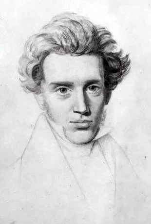 Sketch of Søren Kierkegaard (Wikimedia)