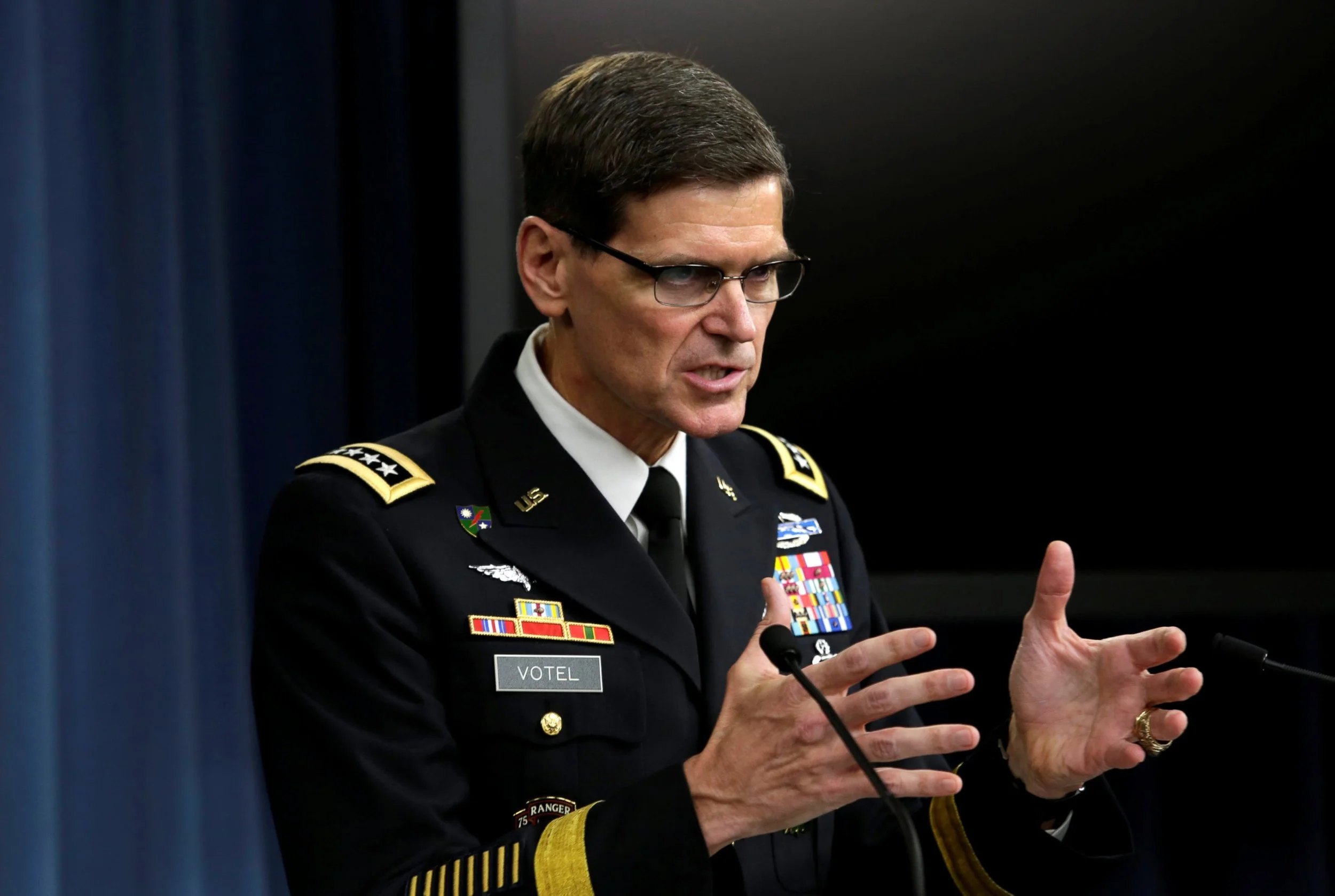 General Joseph Votel, commander of U.S. Central Command, in 2016. (Thomson/Reuters)