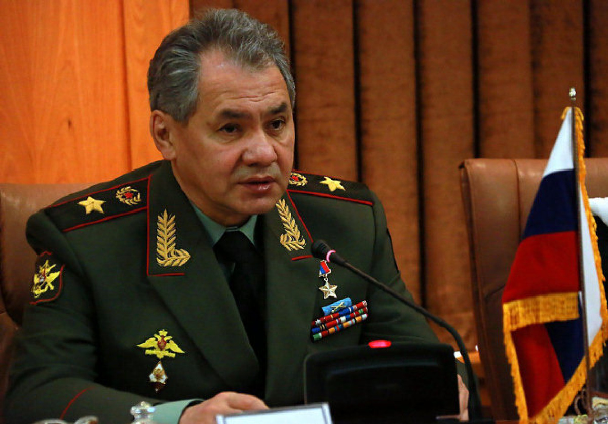 Russian Defense Minister Sergei Shoigu