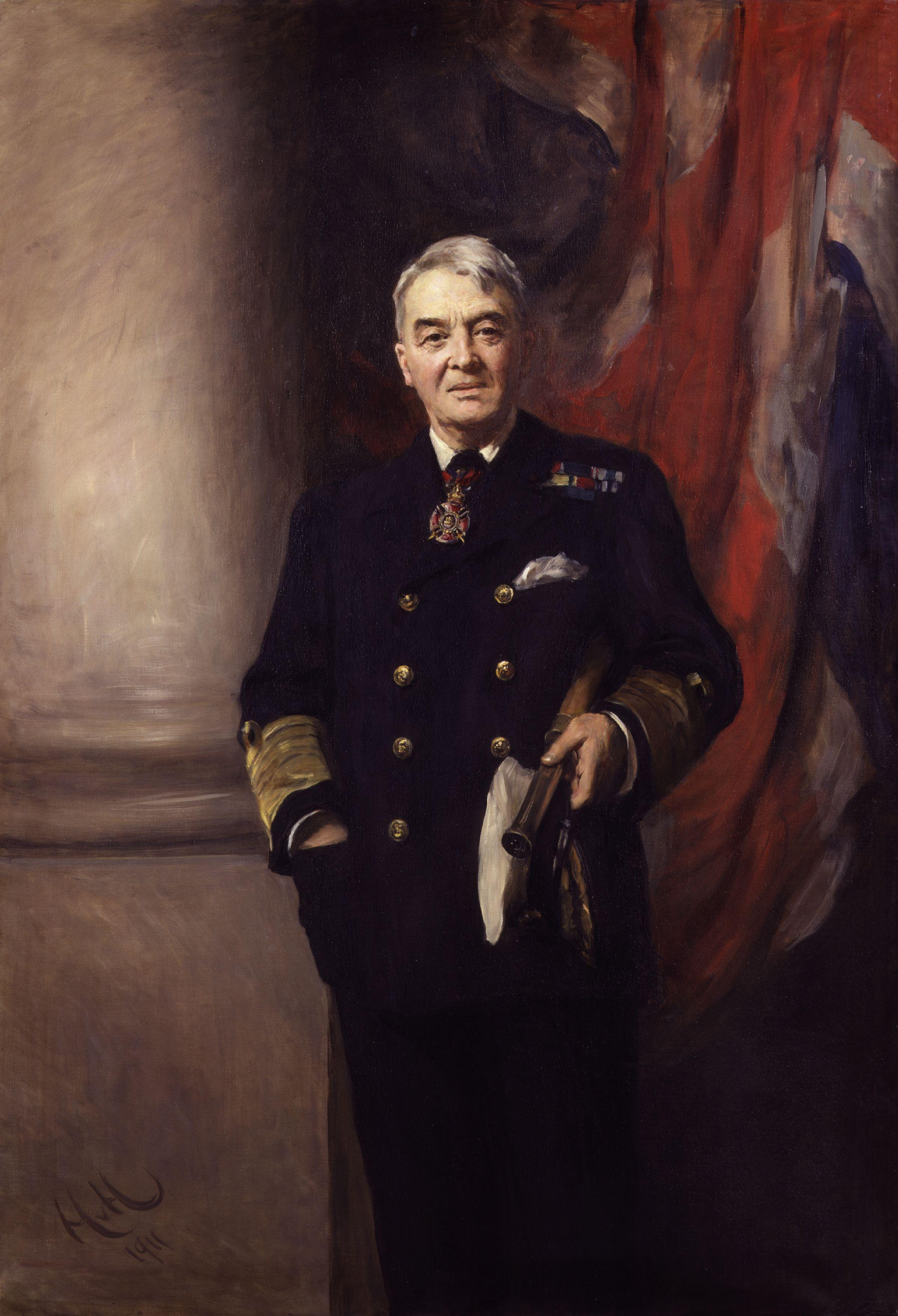 "John Arbuthnot Fisher, 1st Baron Fisher," painted by Sir Hubert von Herkomer (National Portrait Gallery London/Wikimedia)