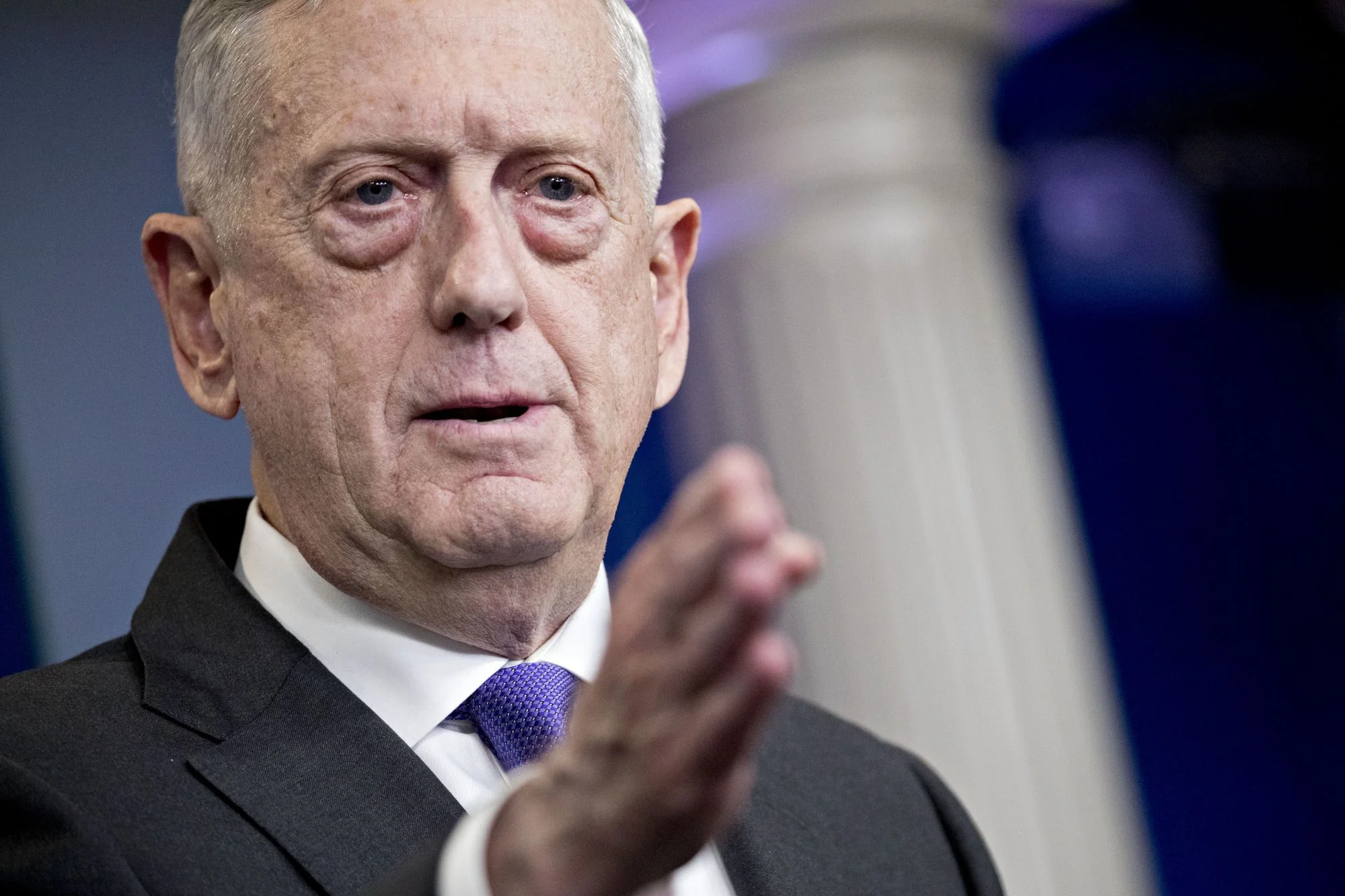 Secretary of Defense James Mattis (Andrew Harrer/Bloomberg)