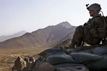 A soldier refelcting (Spc. Alexander Naylor/U.S. Army)
