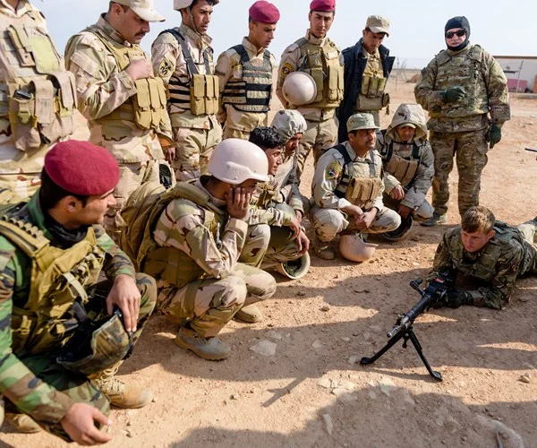 British Army training Iraqi Security Forces (MOD)