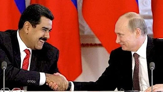 Nicolas Maduro and Vladimir Putin (Reuters)