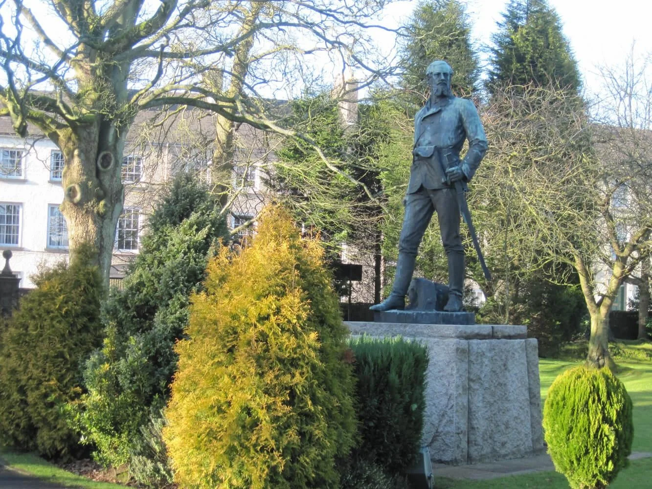 Brigadier John Nicholson statue at the Royal School Dungannon (RSD)