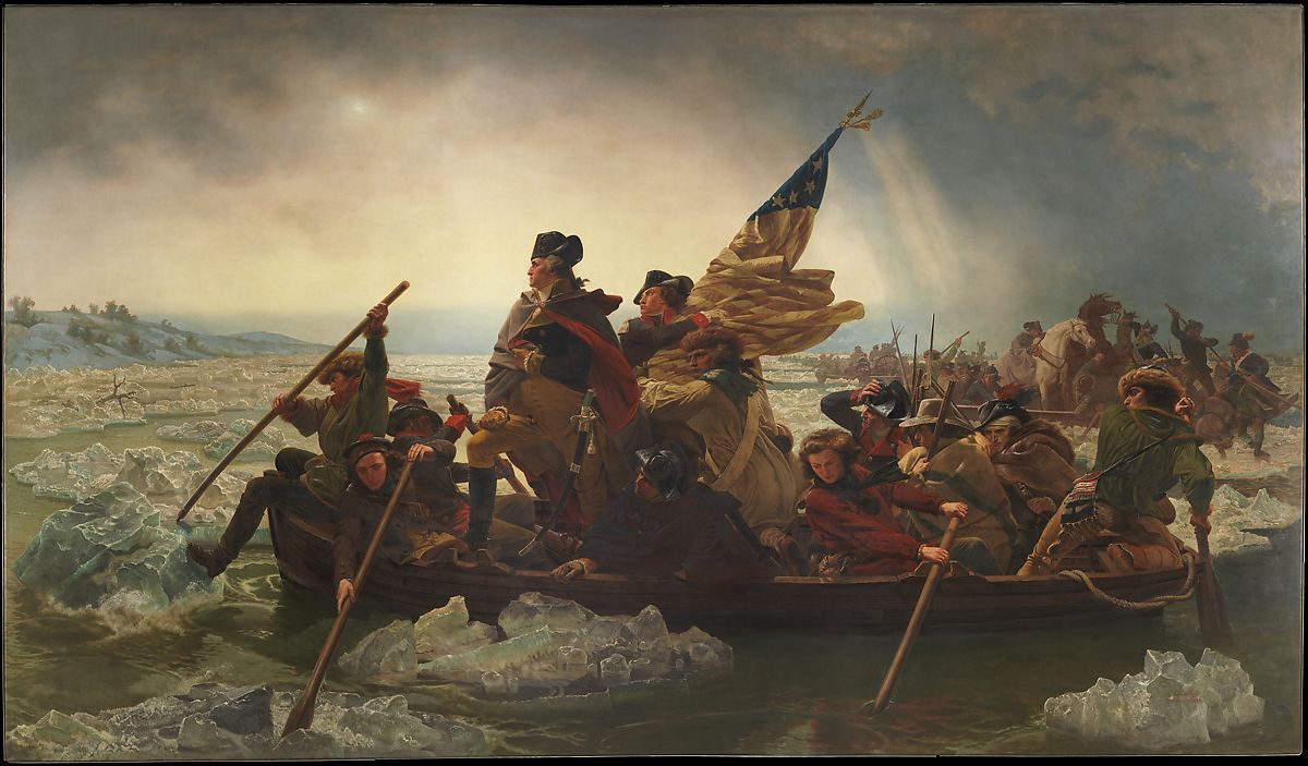  “Washington Crossing the Delaware” by Emanuel Leutze 