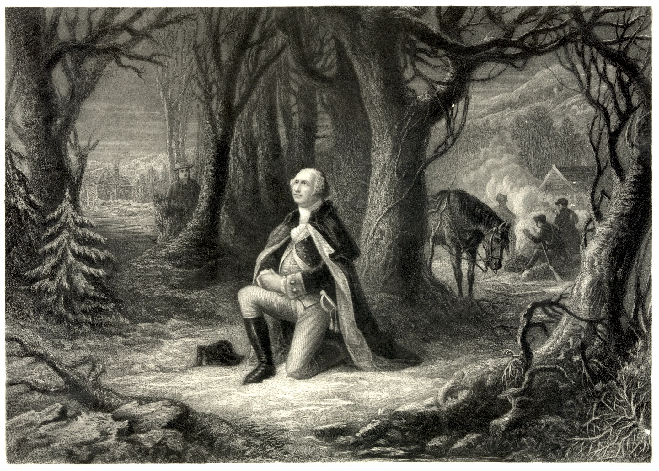 “Prayer at Valley Forge” by Henry Brueckner