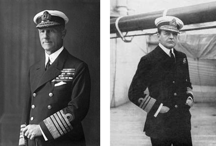 Admirals John Jellicoe and David Beatty (Wikimedia)