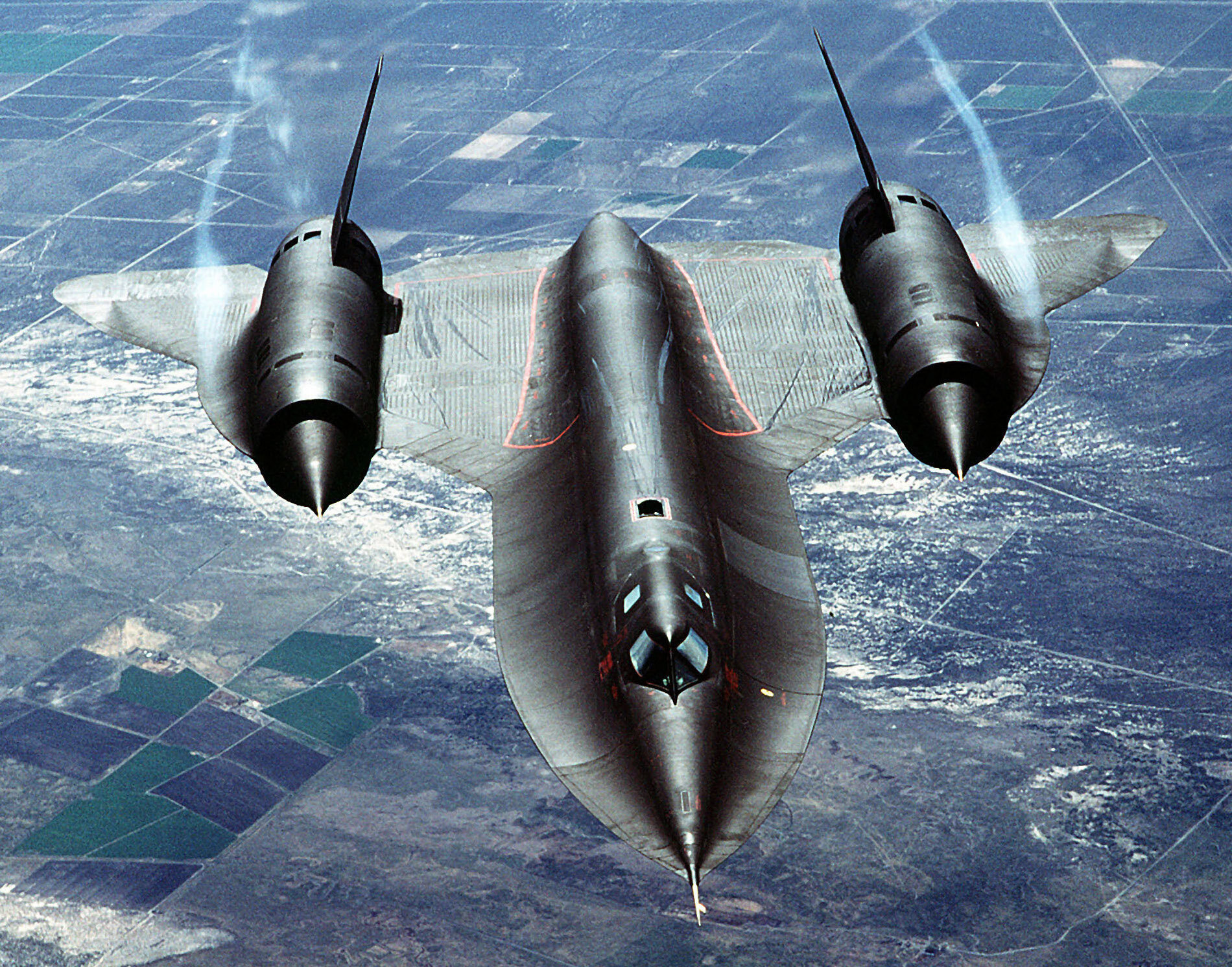   The SR-71, unofficially known as the "Blackbird," is a long-range, advanced, strategic reconnaissance aircraft developed from the Lockheed A-12 and YF-12A aircraft. (TSgt Michael Haggerty/USAF/Wikimedia)  