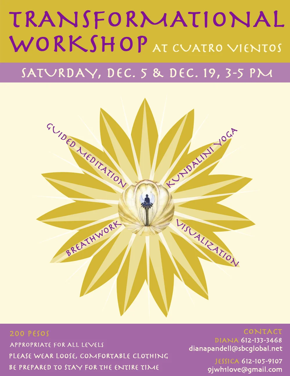 Transformational Workshop with Jessica & Diana