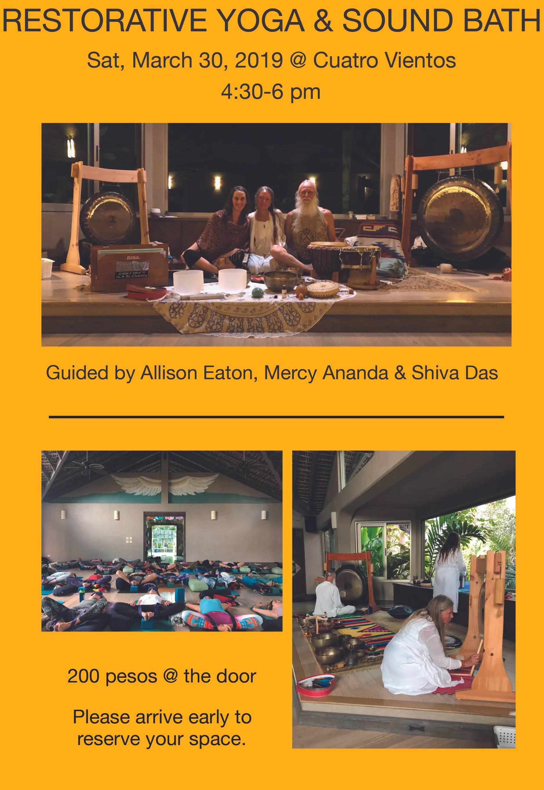 RESTORATIVE YOGA &amp; SOUND BATH