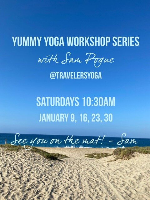 Yummy Yoga Workshop Series with Sam Pogue
