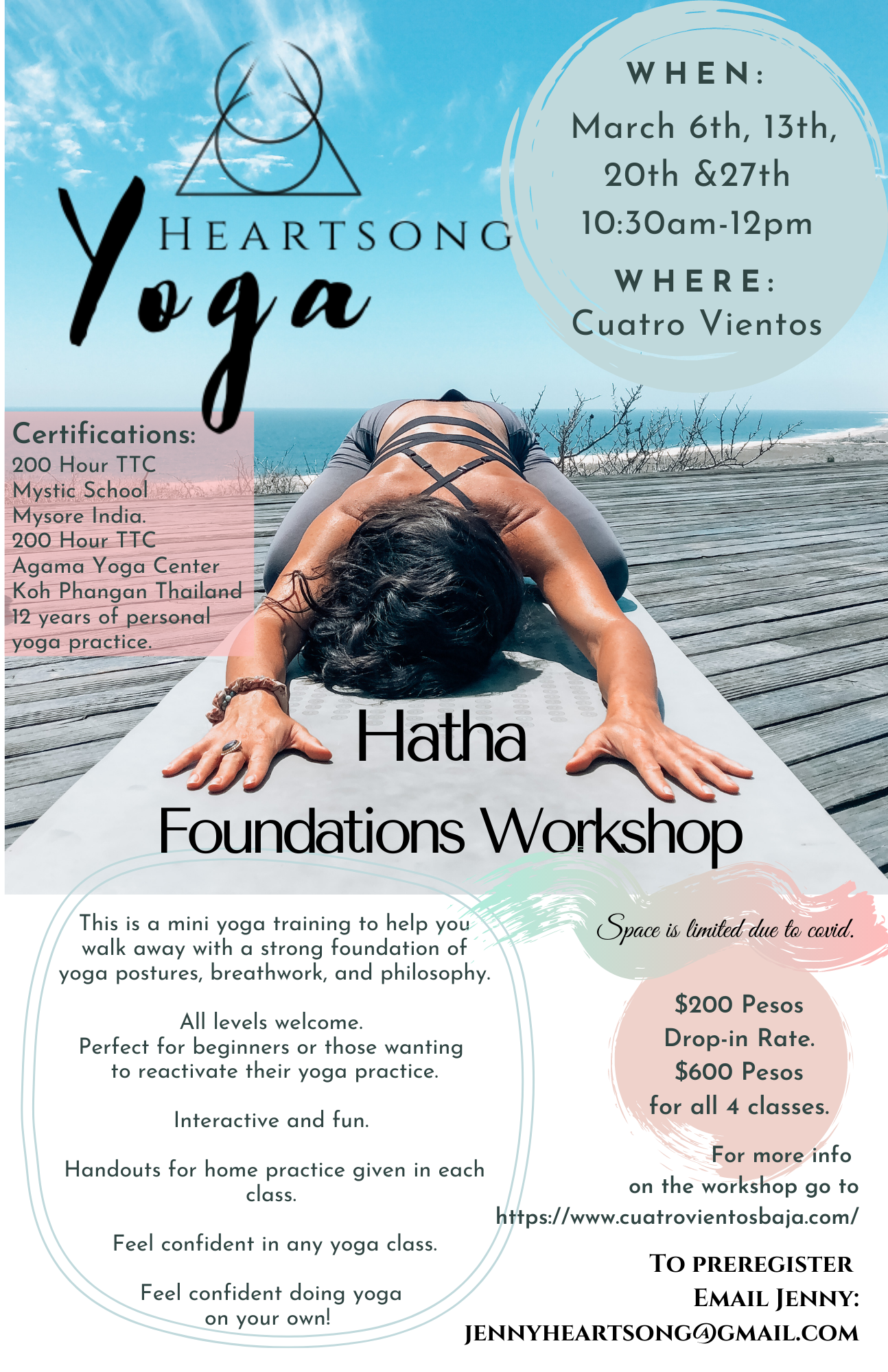 4 Week Foundational Yoga Course 