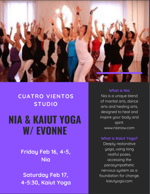 Nia &amp; Kaiut Yoga with Evonne Bentley