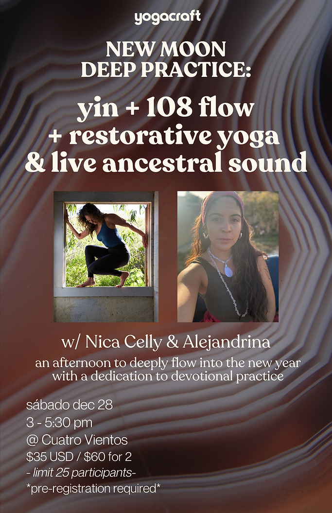 New Year Deep Practice: Yin+108 Flow+Restorative Yoga + Ancestral Sound